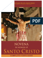 Novena Santo Cristo Complete 9 Days Officialxs