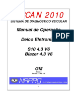Manual de Injecao GM Blazer S10 4.3 V6 Delco