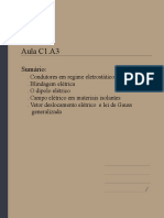 Condutores em regime eletrostático e blindagem elétrica