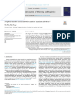 A Hybrid Model For Distribution Center Location Selection