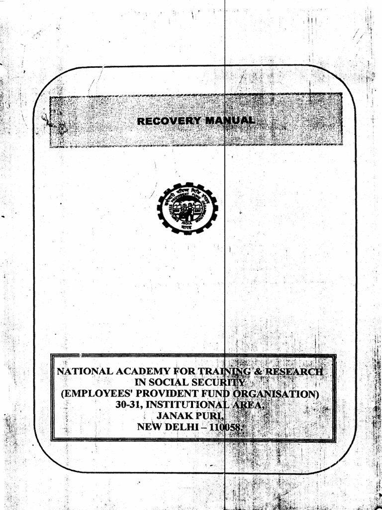 Recovery Manual | PDF