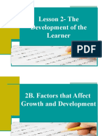 Lesson 2-The Development of The Learner