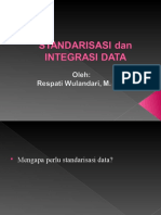 Standarisasi Dan Integrasi Data