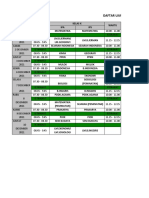 Jadwal Pengawas Pas GJL 21 - 22