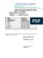 Daftar Nama Petugas Fumigasi MT - Nariva