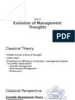  Evolution of Management