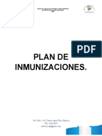 Plan de Inmunizaciones Emergencia, y Aumento de Cobertura