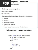 Chapter+6+ +Recursion