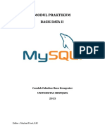 (PDF) Modul Praktikum Basis Data Ii