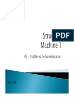 02 - Structure Machine 1 - Systemes de Numerotation