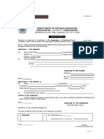 Proforma-I: Directorate of Distance Education Kurukshetra University Kurukshetra