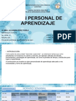 Plan Personal de Aprendizaje - Alejandra Pérez Puebla