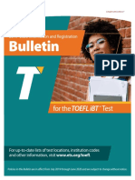 TOEFL Ibt Bulletin 2019-20