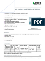 Multi-Layer Needle Felt Filter Bag Data Sheet