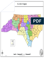 N.C. Lawmakers Passed This District Map For State Representatives To The U.S. House On Thursday