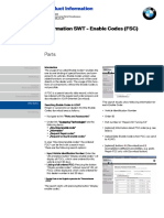 Information SWT - Enable Codes (FSC) Information SWT - Enable Codes (FSC) Information SWT - Enable Codes (FSC) Information SWT - Enable Codes (FSC)