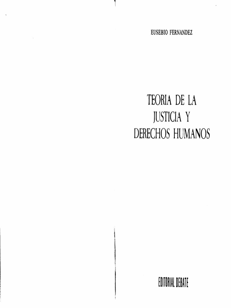 Teoría de Justicia y Derechos Humanos | PDF | La Ley natural | Derechos ...