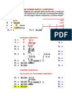 Ejercicios Interes Simple y Compuesto