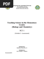 Teaching Science in The Elementary Grades (Biology and Chemistry)