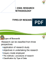 Week 2 Types of Research