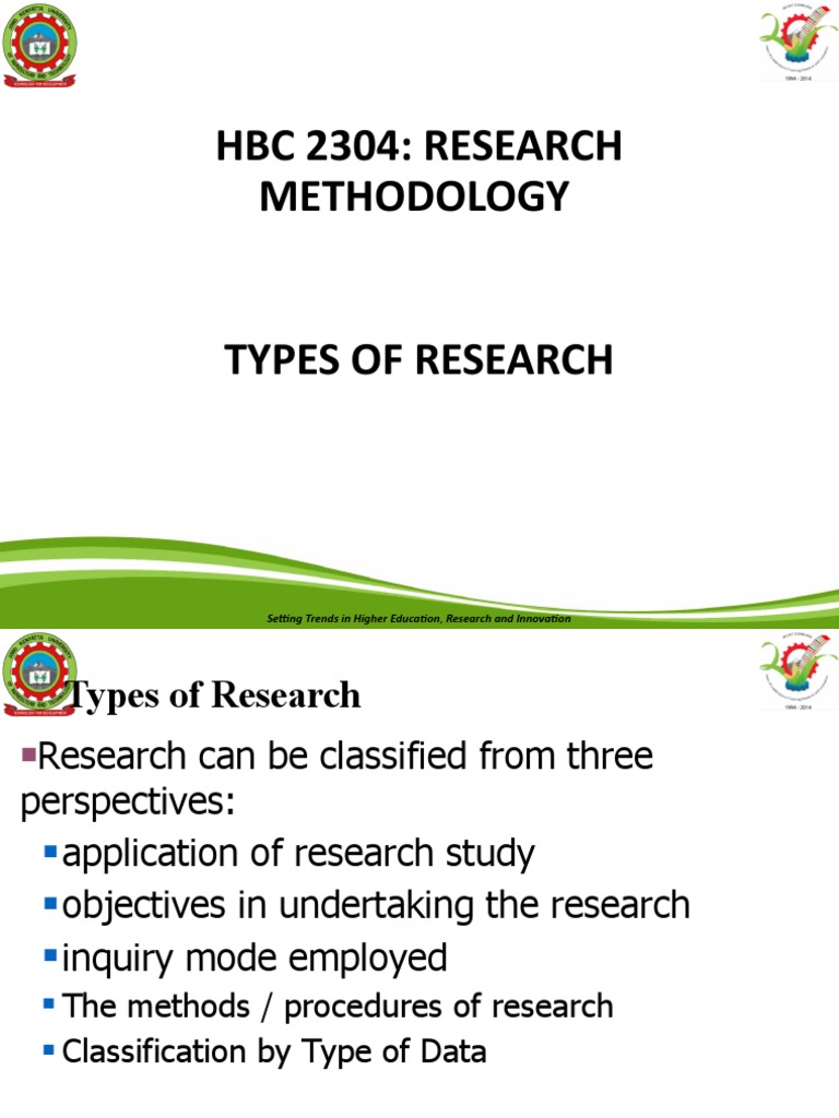Week 2 Types of Research | Descargar gratis PDF | Survey Methodology ...