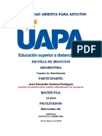 Canales de Distribucion-Trabajo Final. Vence El Jueves 18