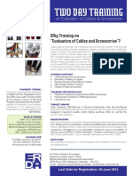 Two Day Training: Why Training On "Evaluation of Cables and Accessories"?