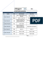 TEST-4 Date Sheet Second Year (Rwp+Fed) : Test Time: 45 Min. Each (Will Be Conducted in Zero Period)