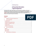 Guide To Beneficial Ownership Information: Legal Entities and Legal Arrangements