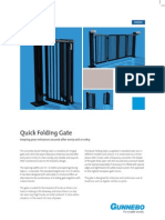 Quick Folding Gate 2p GB Hi