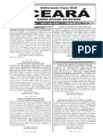 Diário Oficial do Estado publica contratos e aditivos da Secretaria da Infraestrutura