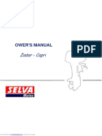 Selva Capri S135 Owner's Manual (EN) - Compressed