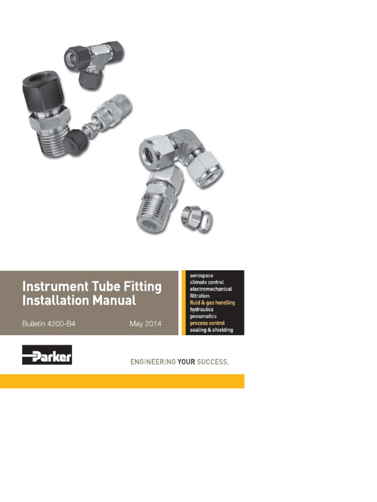 Instrument Tube Fitting Installation Manual PDF