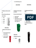 Material de Socialización para Separación Decuada de Residuos Desde La Fuente