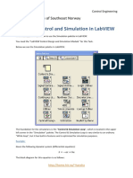 Exercise - Control and Simulation in LabVIEW