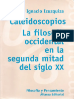 Caleidoscopios- La Filosofia Occidental en La Segunda Mitad Del Siglo-XX- Zuzquiza Ignacio