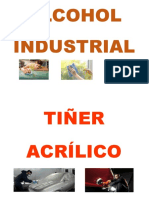 Alcohol Industrial Tiñer