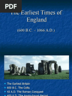 Th Early Times in England