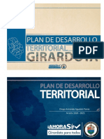 Plan de Desarrollo Territorial ¡Ahora SÍ! Girardota para Todos