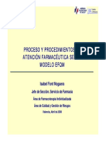 Proceso y Procedimeintos de AF Según Modelo EFQM