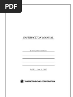 Manual AC Transducer