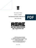 Brief Industrial Profile of THOUBAL District (Manipur) : Government of India Ministry of MSME