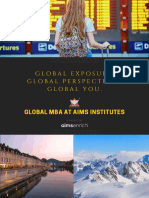 AIMS Global MBA Flyer