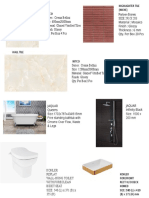 WD Washroom (Material Board)