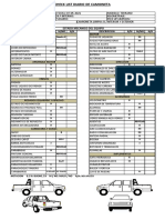 Check List Camioneta 1