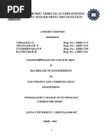Biometric Vehicle Access System