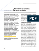 2001 Coagulación y fibrinólisis plasmática Estados de Hipercoaguabilidad