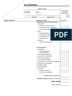 Speech Competition-Score-Sheet