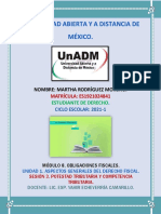 Universidad Abierta Y A Distancia de México.: Nombre: Martha Rodríguez Moreno