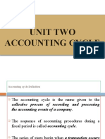 unit 2 accounting cycle